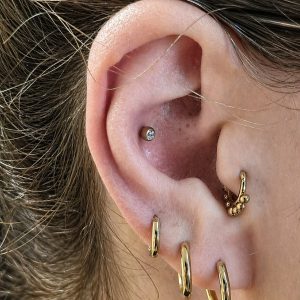 Conch und Tragus Piercing, True Nature Tattoo, Reinsdorf bei Zwickau